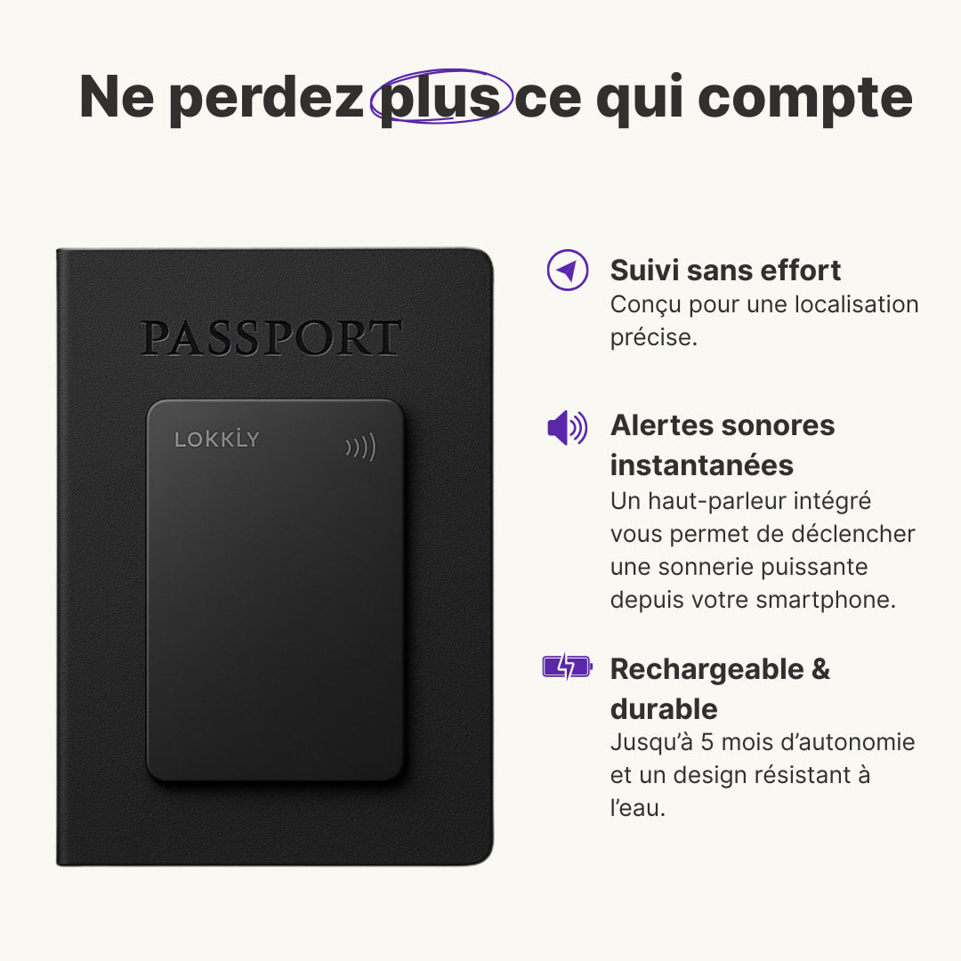 Lokkly One – Carte de tracking